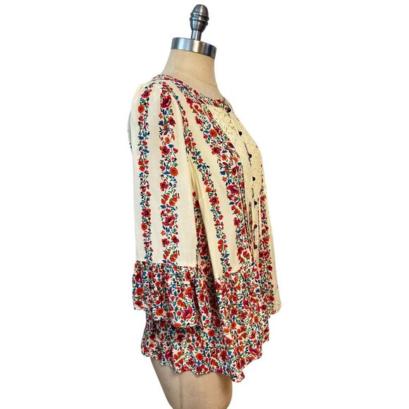 Anthropologie Maeve Hiver Floral Blouse US size 6 - Picture 4 of 7